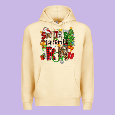 Santa's Favorite Rn Premium Hoodie Designed By Zillion Design Studio