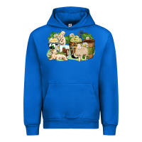 Cobalt sheep coffee cups Urban Hoodie - Zillion Design Studio