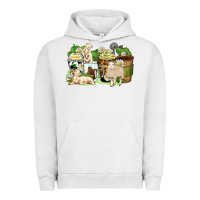 Pigment Lunar Rock sheep coffee cups Urban Hoodie - Zillion Design Studio