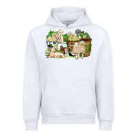 White sheep coffee cups Urban Hoodie - Zillion Design Studio