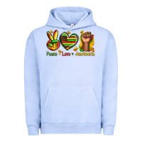 Pigment Grape Ice peace love juneteenth Urban Hoodie - texasbilliewilder