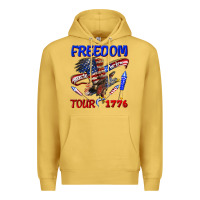 Antique Gold freedom born to be free tour 1776 Premium Hoodie - texasbilliewilder