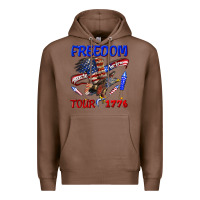 Chestnut freedom born to be free tour 1776 Premium Hoodie - texasbilliewilder