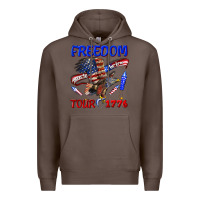 Coffee freedom born to be free tour 1776 Premium Hoodie - texasbilliewilder