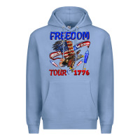 Colony Blue freedom born to be free tour 1776 Premium Hoodie - texasbilliewilder