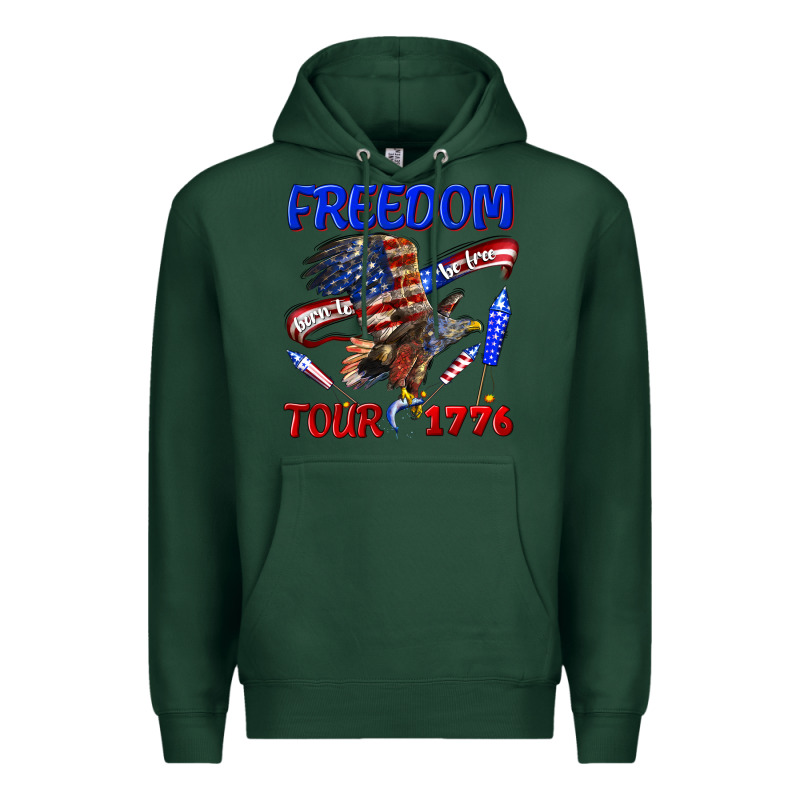 Freedom Born To Be Free Tour 1776 Premium Hoodie by texasbilliewilder | Teevron