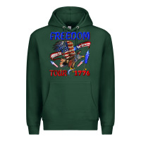 Sports Green freedom born to be free tour 1776 Premium Hoodie - texasbilliewilder