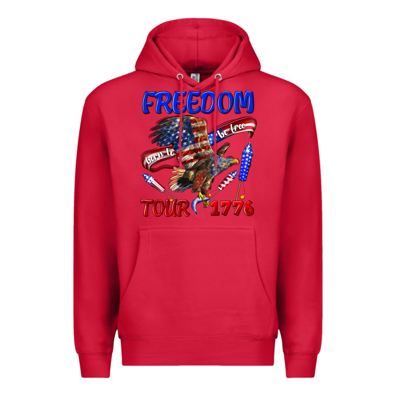 Freedom Born To Be Free Tour 1776 Premium Hoodie by texasbilliewilder | Teevron