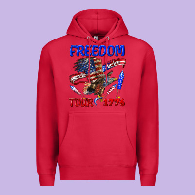 Freedom Born To Be Free Tour 1776 Premium Hoodie Designed By Texasbilliewilder