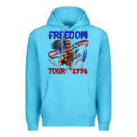 Ocean Blue freedom born to be free tour 1776 Premium Hoodie - texasbilliewilder