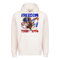 Pale Pink freedom born to be free tour 1776 Premium Hoodie - texasbilliewilder