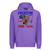 Purple freedom born to be free tour 1776 Premium Hoodie - texasbilliewilder