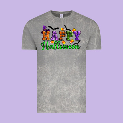 Happy Halloween Vintage Tee Designed By Artiststas