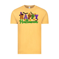 Vintage Mustard Happy halloween Vintage Tee - Artiststas