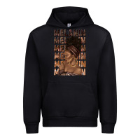 Black melanin melanin melanin with afro girl Urban Hoodie - texasbilliewilder