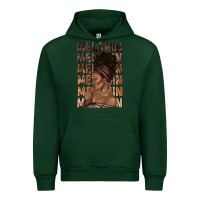 Forest Green melanin melanin melanin with afro girl Urban Hoodie - texasbilliewilder