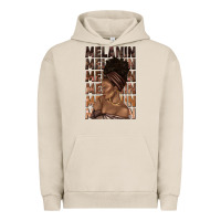 Pigment French Oak melanin melanin melanin with afro girl Urban Hoodie - texasbilliewilder