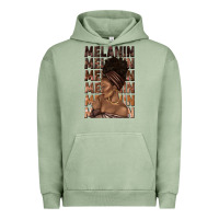 Pigment Oil Green melanin melanin melanin with afro girl Urban Hoodie - texasbilliewilder