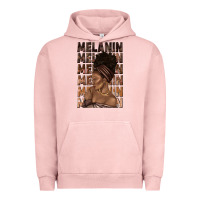 Pigment Salmon melanin melanin melanin with afro girl Urban Hoodie - texasbilliewilder