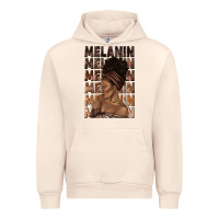 Melanin Melanin Melanin With Afro Girl Urban Hoodie | Teevron
