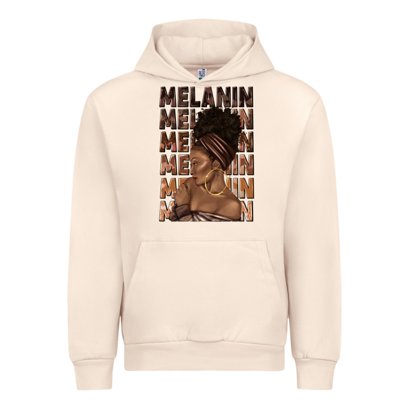 Melanin Melanin Melanin With Afro Girl Urban Hoodie by texasbilliewilder | Teevron