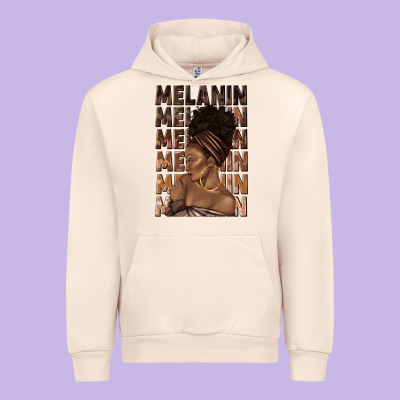 Urban Hoodie melanin melanin melanin with afro girl