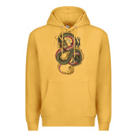 Mustard green and yellow dragon Premium Hoodie - RanaPortraitStore