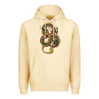 Pina Colada green and yellow dragon Premium Hoodie - RanaPortraitStore