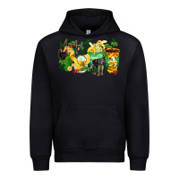 Black monkey coffee cups Urban Hoodie - Zillion Design Studio