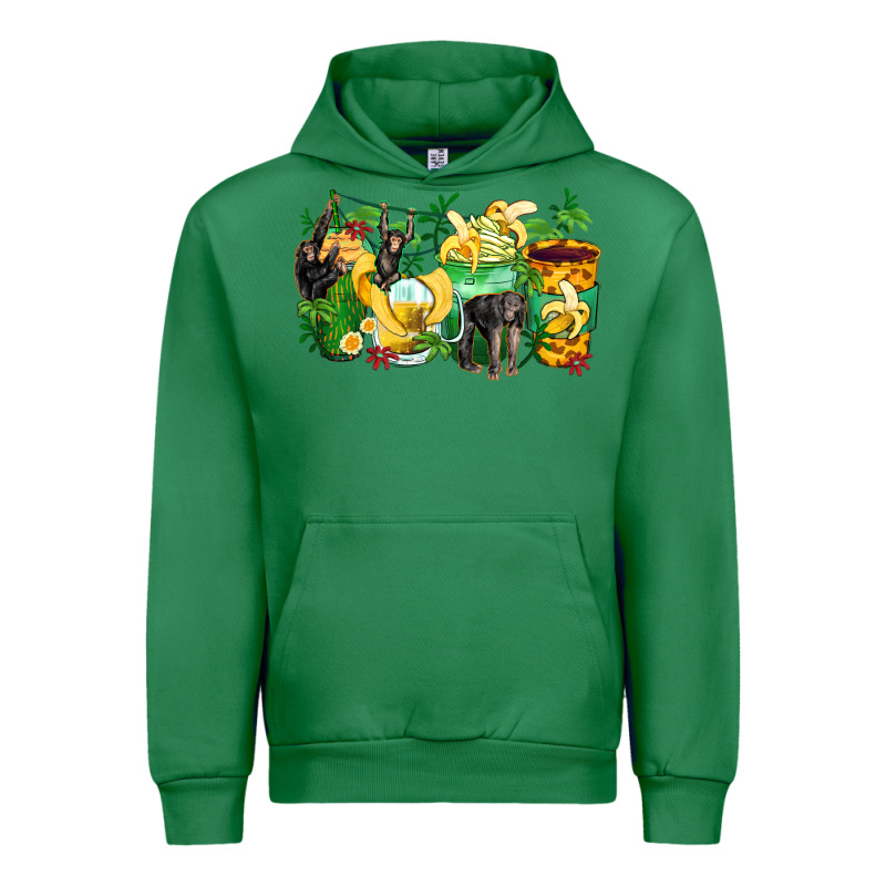 Monkey Coffee Cups Urban Hoodie by Zillion Design Studio | Teevron