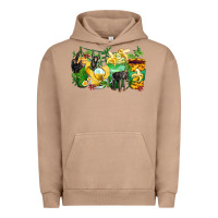 Pigment Burro monkey coffee cups Urban Hoodie - Zillion Design Studio