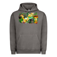 Pigment Tornado monkey coffee cups Urban Hoodie - Zillion Design Studio