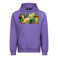 Tulip monkey coffee cups Urban Hoodie - Zillion Design Studio
