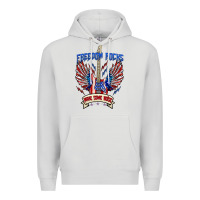 Dove Grey freedom rocks make some noise Premium Hoodie - texasbilliewilder