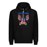 Black freedom rocks make some noise Premium Hoodie - texasbilliewilder