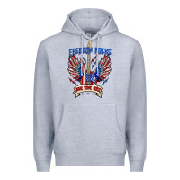 Heather Grey freedom rocks make some noise Premium Hoodie - texasbilliewilder