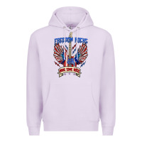 Lilac freedom rocks make some noise Premium Hoodie - texasbilliewilder