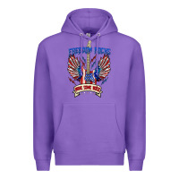 Purple freedom rocks make some noise Premium Hoodie - texasbilliewilder