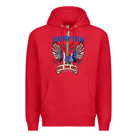 Red freedom rocks make some noise Premium Hoodie - texasbilliewilder