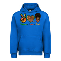 Cobalt peace love locs Urban Hoodie - texasbilliewilder