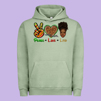 Urban Hoodie peace love locs