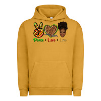 Pigment Peanut Butter peace love locs Urban Hoodie - texasbilliewilder