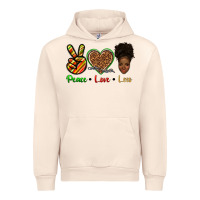 Sandshell peace love locs Urban Hoodie - texasbilliewilder