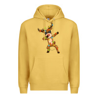 Antique Gold dabbing deer Premium Hoodie - Zillion Design Studio