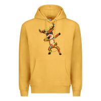 Mustard dabbing deer Premium Hoodie - Zillion Design Studio