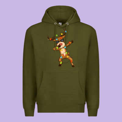 Dabbing Deer Premium Hoodie Designed By Zillion Design Studio