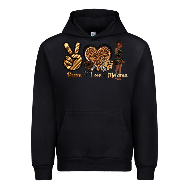 Peace Love Melanin Urban Hoodie by texasbilliewilder | Teevron
