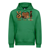 Emerald peace love melanin Urban Hoodie - texasbilliewilder