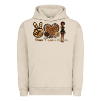 Pigment French Oak peace love melanin Urban Hoodie - texasbilliewilder