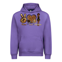 Tulip peace love melanin Urban Hoodie - texasbilliewilder